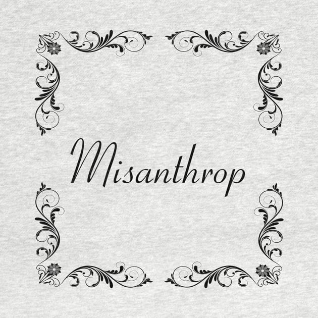 Schnoerkel - Misanthrop by OboShirts